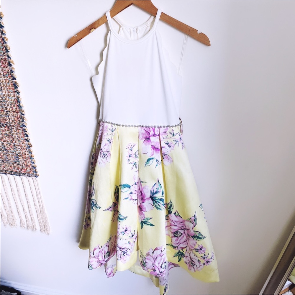 Girls Size 10 Speechless Floral High Low Dress